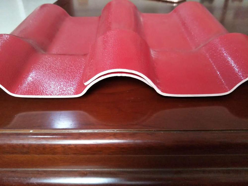 Excellent anti corrisive shape pvc roof tile