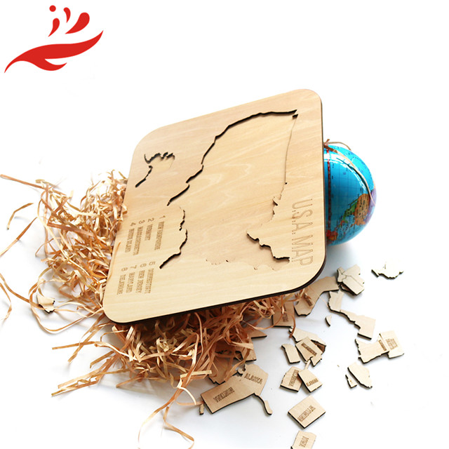 hot sale product France Magnetic Wooden Puzzle Map