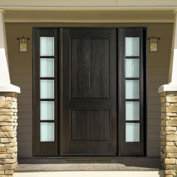 Hot Sale New Design Villa Front Solid Wood Modern Entrance Door