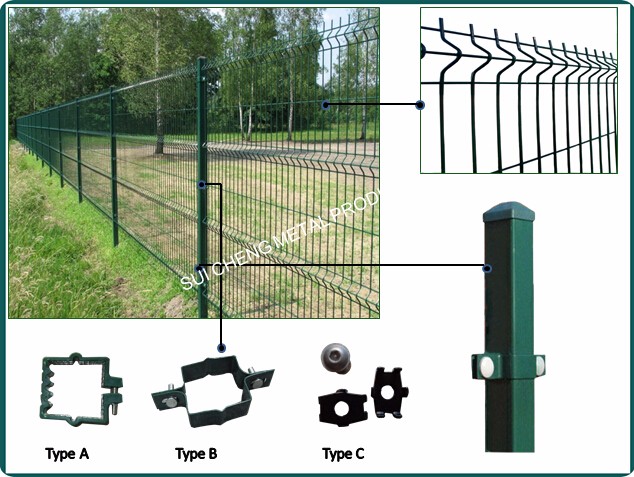 Direct Factory Free Sample 2m by 2.5m High Quality Y post fence, Razor Barbed wire fence, Airport Fence