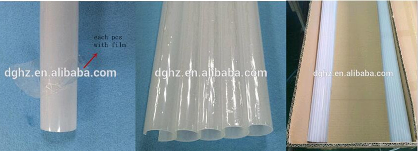 co-extrusion PC led tube light housing with good quality,best price