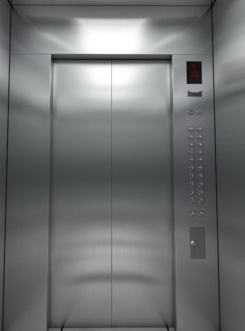 2019 Best-selling Metal style noiseless passenger lifts elevator with display panel