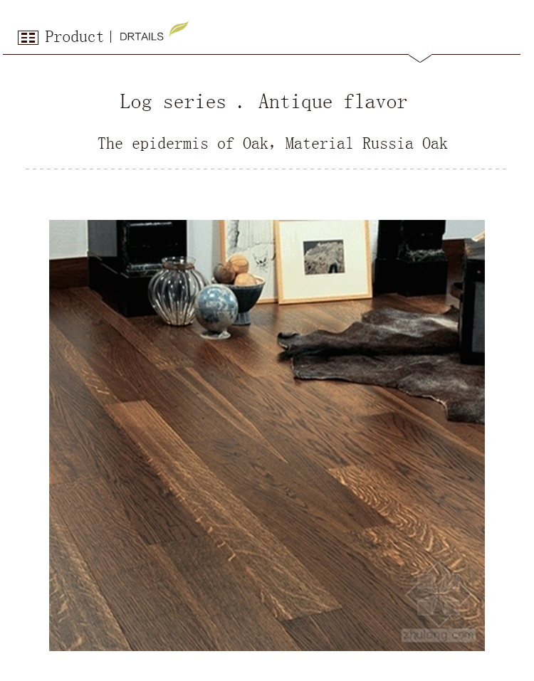 Wholesale cheap hardwood Russtic oak flooring engineered wood flooring for sale