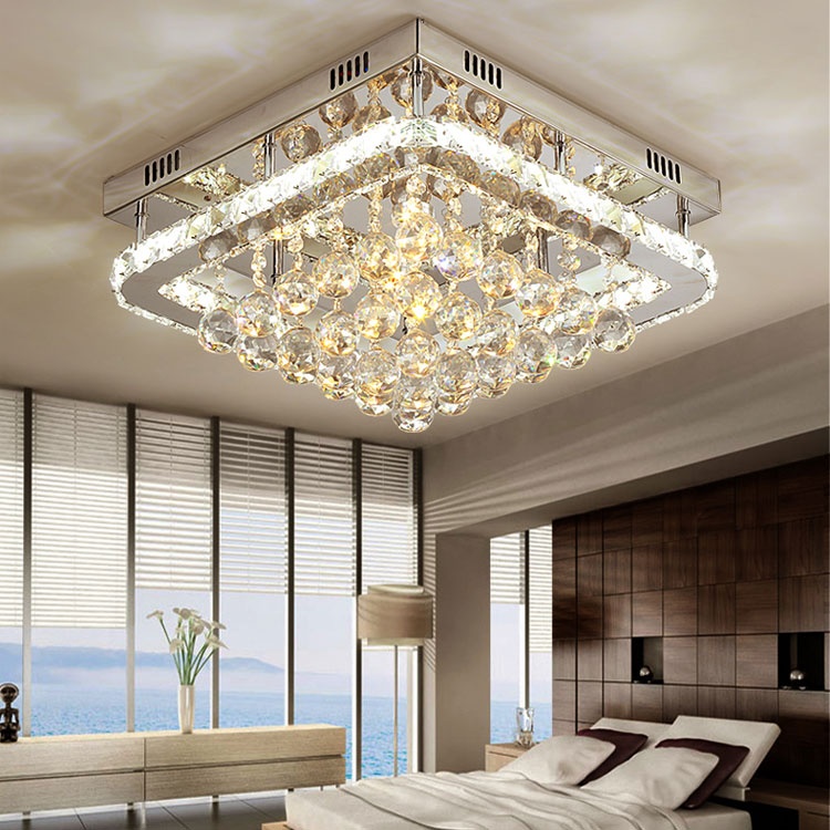 modern banquet hall ceiling designs with remote control elegant K9 crystal lamp