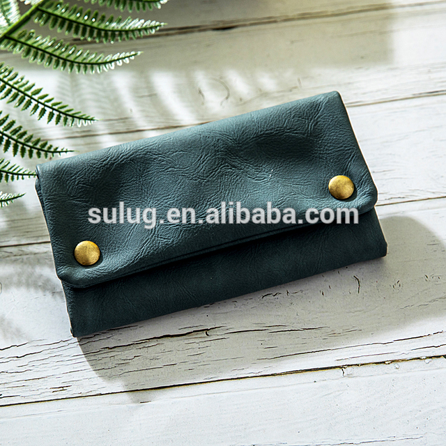 High quality customized Wallet Leather tobacco pouch bag case rolling cigarettesoft pu leather tobacco pouch