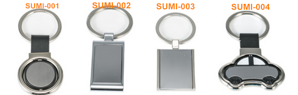 Custom LOGO design metal name sublimation blank keychain/keyring