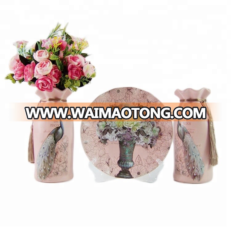 Good quality decorative custom ceramic porcelain vases wholesale