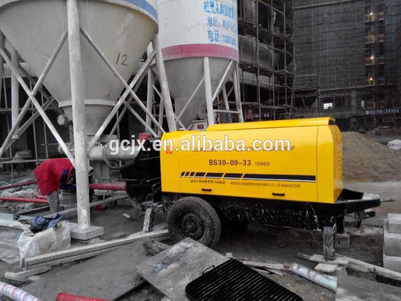 high building ready mix cement concrete pump