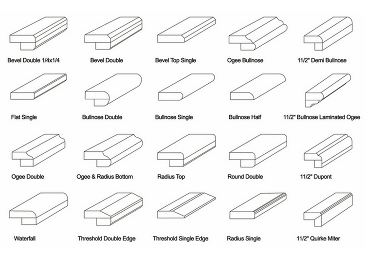 Manufactured quartz stone countertops