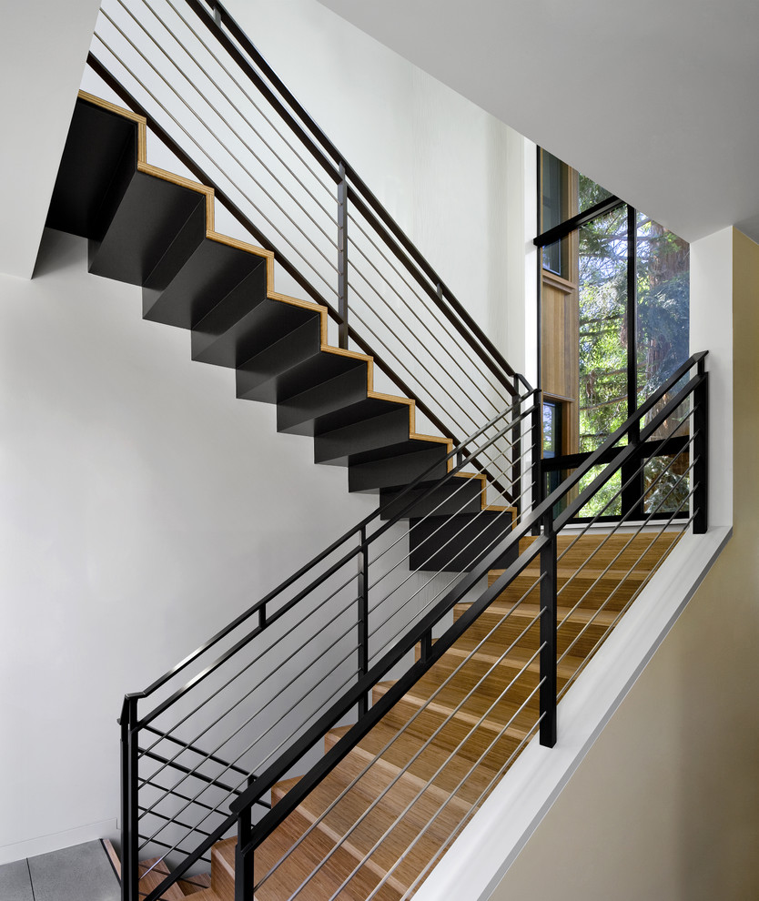 elegant iron staircase rail