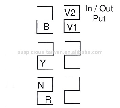 Voltmeter Switch, 3 Phase 4 Wire Rotary Switch, Cam Switch (VS34)