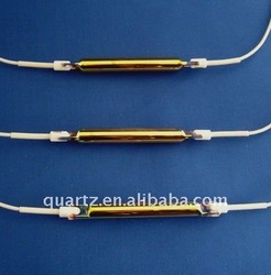 Factory hot sell two tube halogen quartz heating lamp