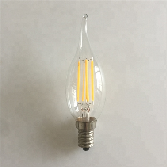 Decoration CA35 LED Filament Light CT35 Candle Light Bulb CT35 Tailed Lamp 4W 5W