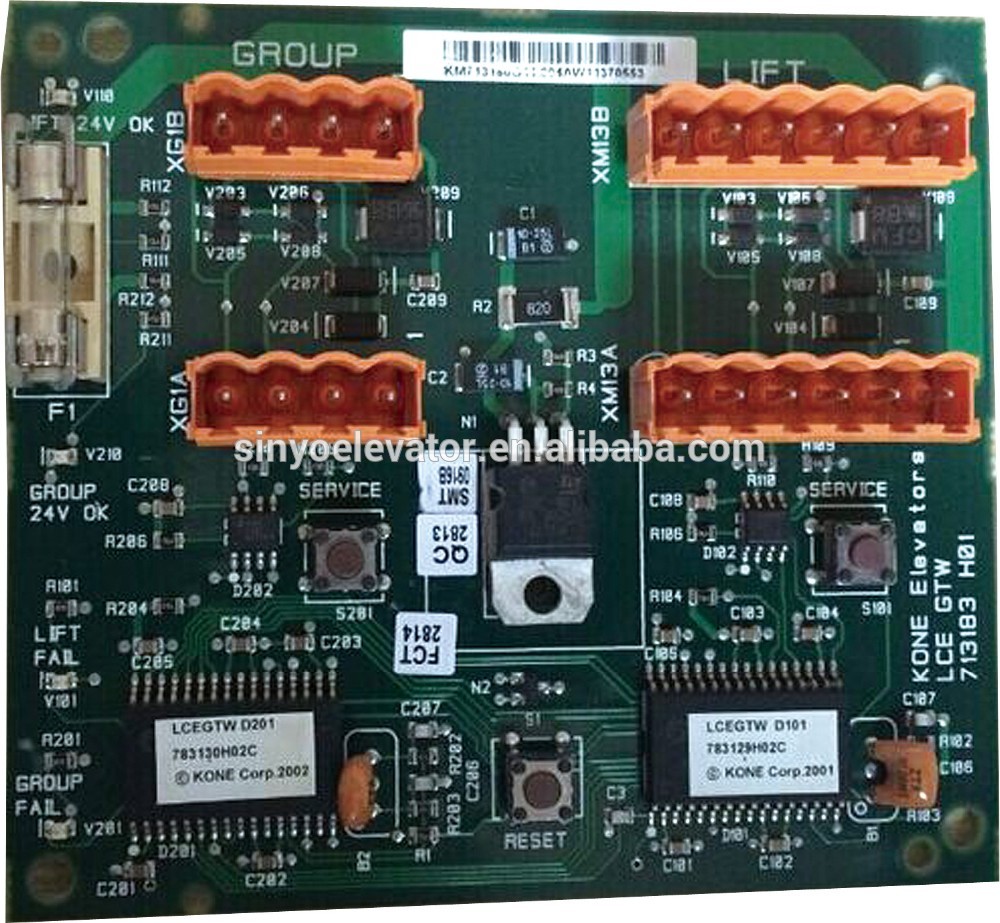 Kone Elevator Car 2 Button PC Board KM612913H07