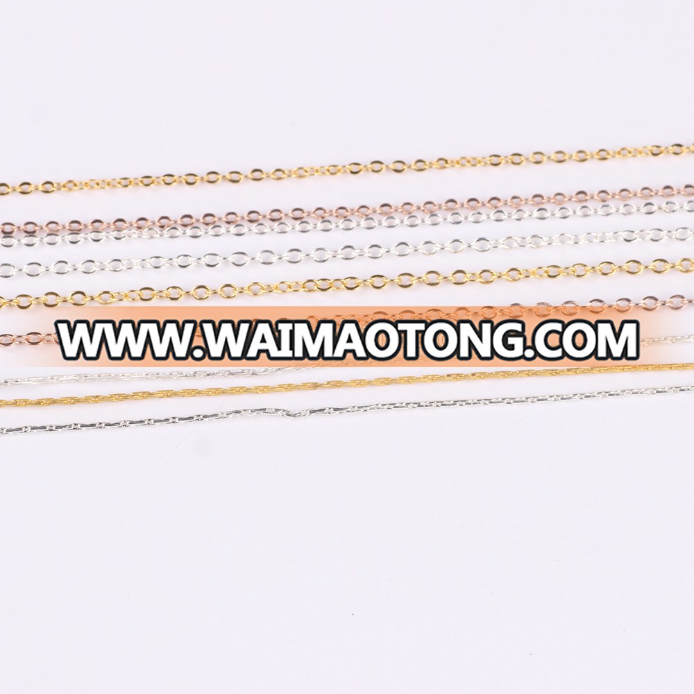 Genuine veritable mens chains real 14k gold filled chain