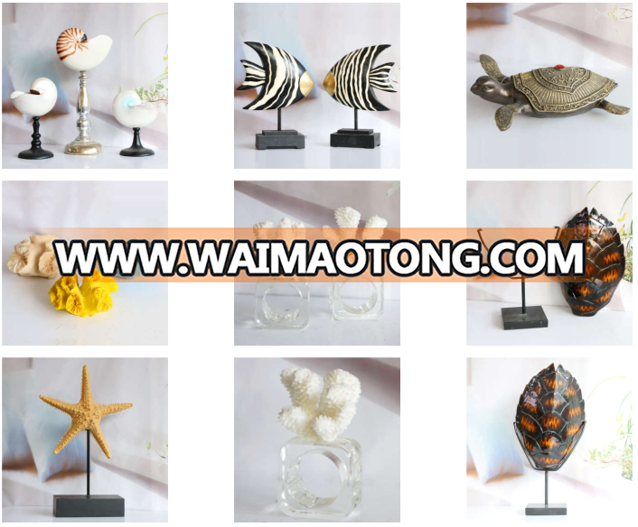 Resin conch statue resin shell for indoor decorative