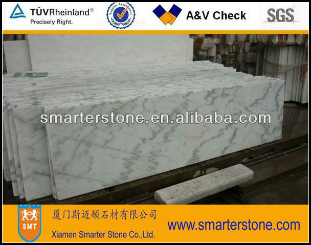 China Carrara White Marble Slab and Tiles