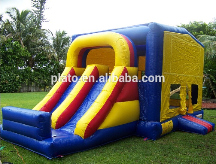 New design gift shape giant inflatable bouncer house for kids