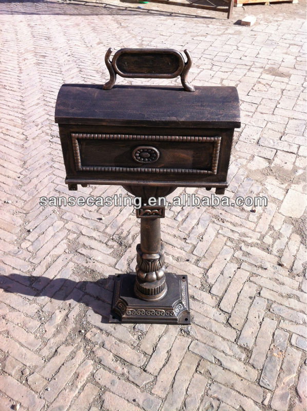 Factory direct selling cast iron mail box (BSC124)