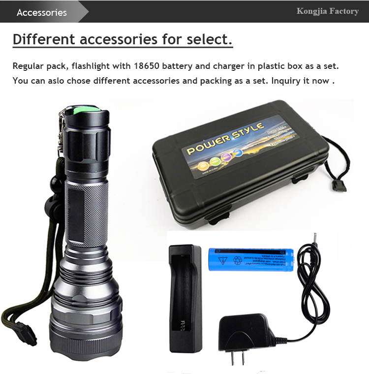 Rechargeable flashlight Hot Sales LED on Amazon flashlight torches with 5 models lights