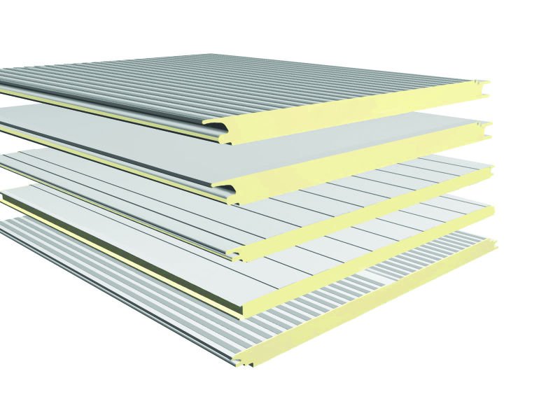 Super quality insulated, PU sandwich panel for roof and wall