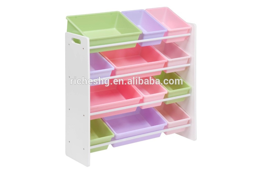 Children Kids Toy Organizer and Storage Bins Wooden