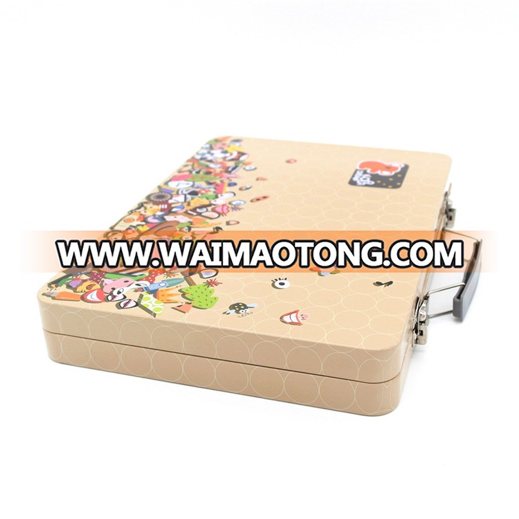 2015 new style mini custom retro tin lunch box for Children