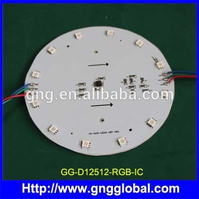 GnG Shenzhen low price addressable rgb full color stage led pixel pcb