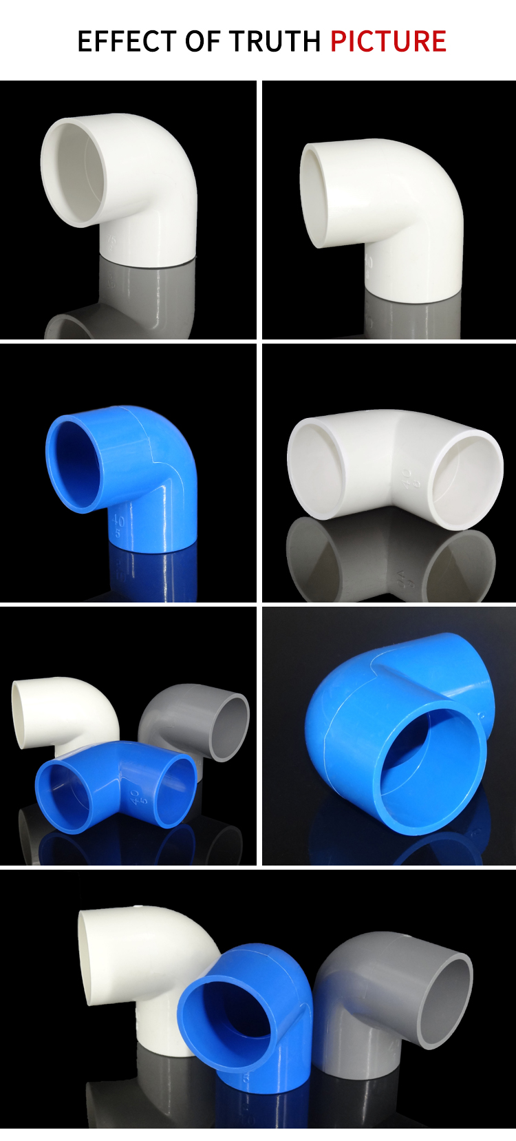 China Manufacturer Pipe Fittings Bend 90 Degree  Bend Elbow for Water Supply