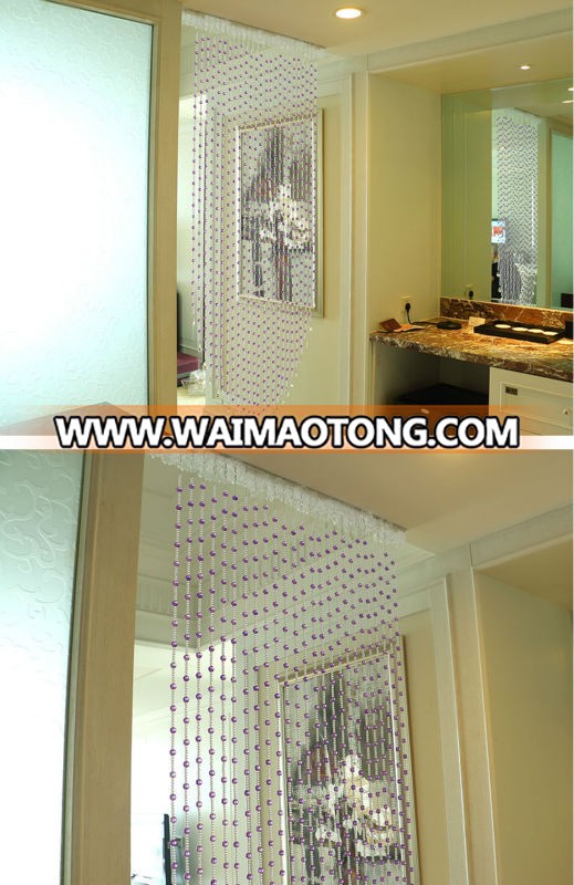 2015 Fashion Custom Home Decoration Crystal Beaded Door Curtain