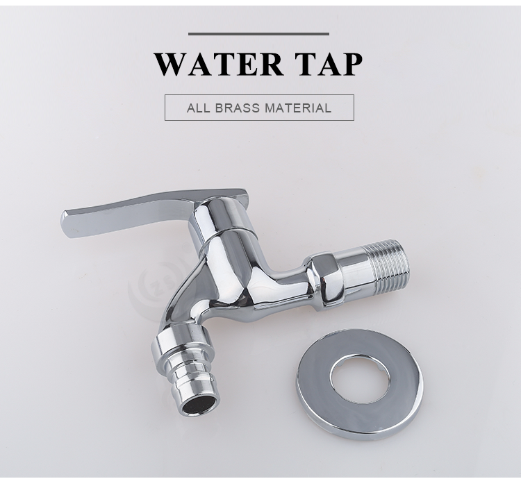 Superior quality excellent service wall mounted 1/2 inch kitchen faucet brass bibcock instant electric water heater tap