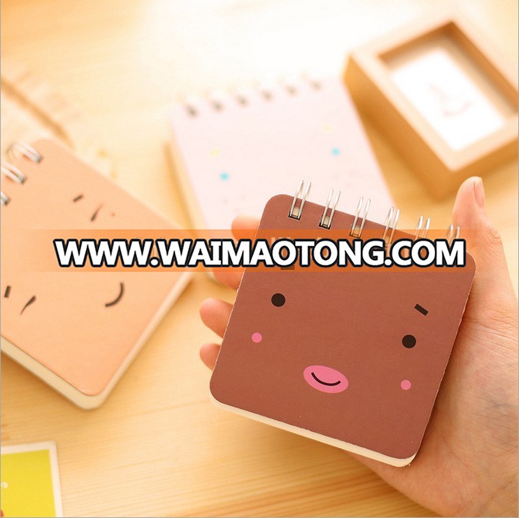 12.5*9cm Customized printing lovely cute notebook for writting