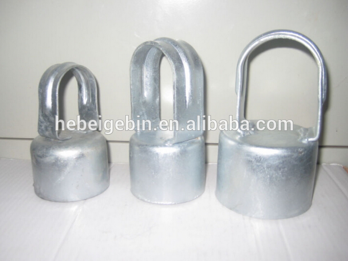 American market 1 3/8" O.D. chain link post used chain link fence fitting tension wire tension band gate frame hinge