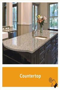 Manufacturer Calacatta White Artificial Quartz Vanity Top Quartz Countertop