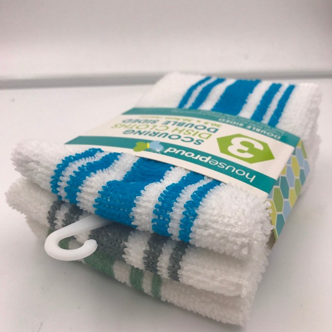 3pc packed soft high quality quick dry 100% polyester microfiber cleaning cloth washing towel kitchen dish cloth