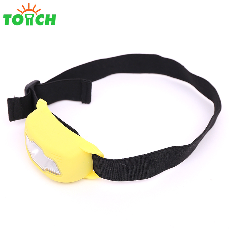 Yiwu Factory new product rubber 3W led cob headlamp super waterproof plastic Mini led headlamp for children