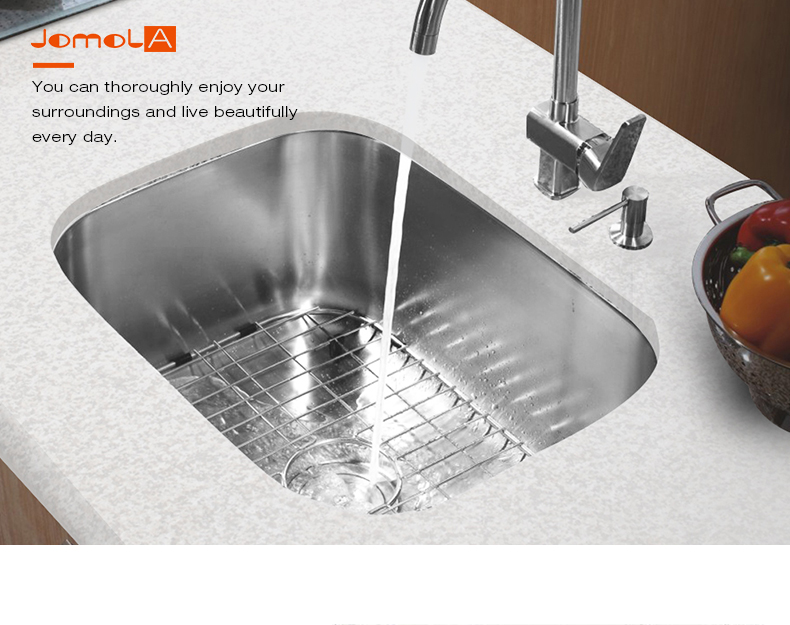 2019 Contemporary Single Bowl Under Mount Stainless Steel Kitchen Sink