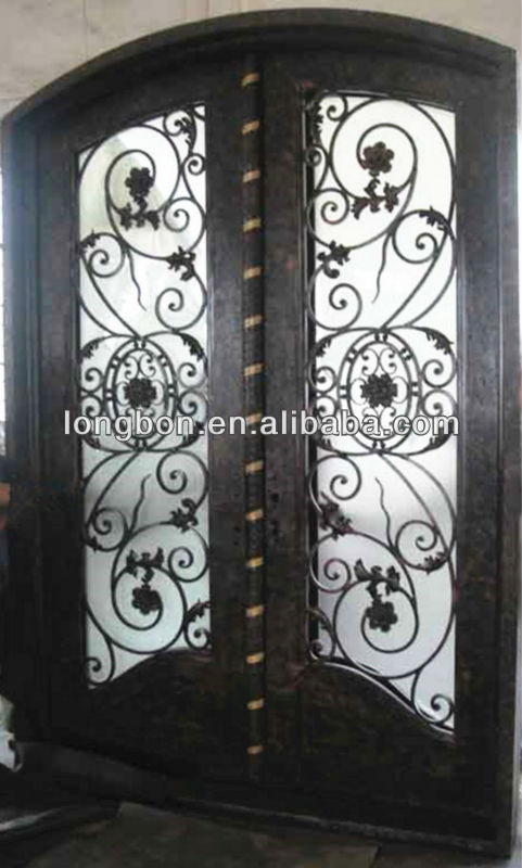 Iron fancy galvanized security entrance gates