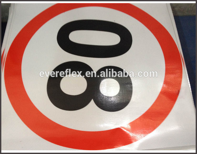 PVC Honeycomb Reflective Safety Sign for Road Traffic