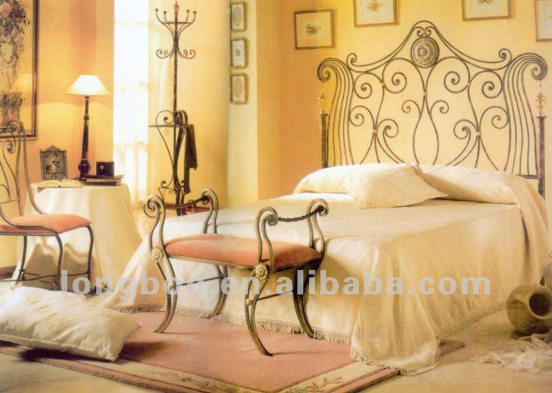 top-selling royal wrought iron double bed frame