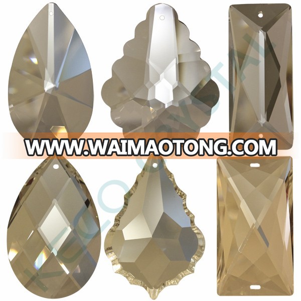 hand polish K9 crystal parts, keco crystal is a manufacturer of crystal parts for chandelier