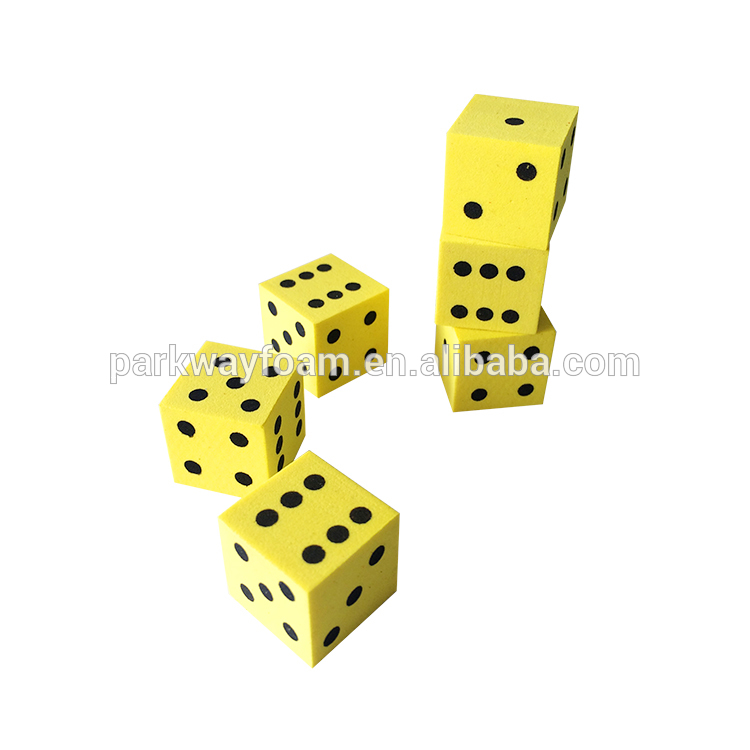 EVA foam dice for children color teaching