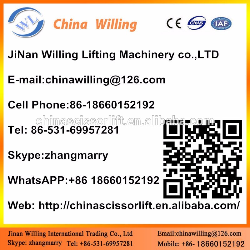 8m single trailing single electric lifting column