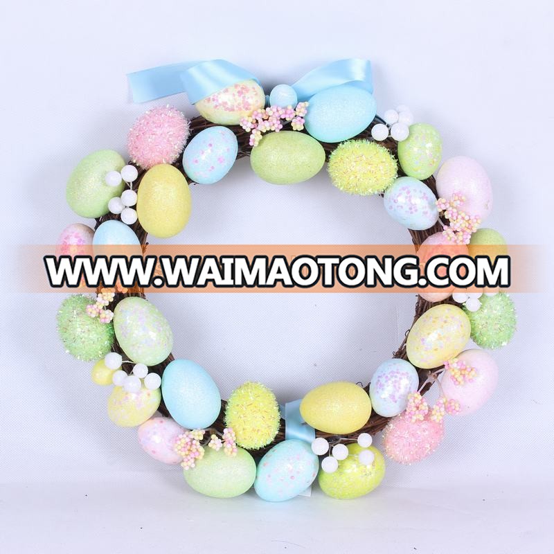 hot selling easter egg wreath decorations