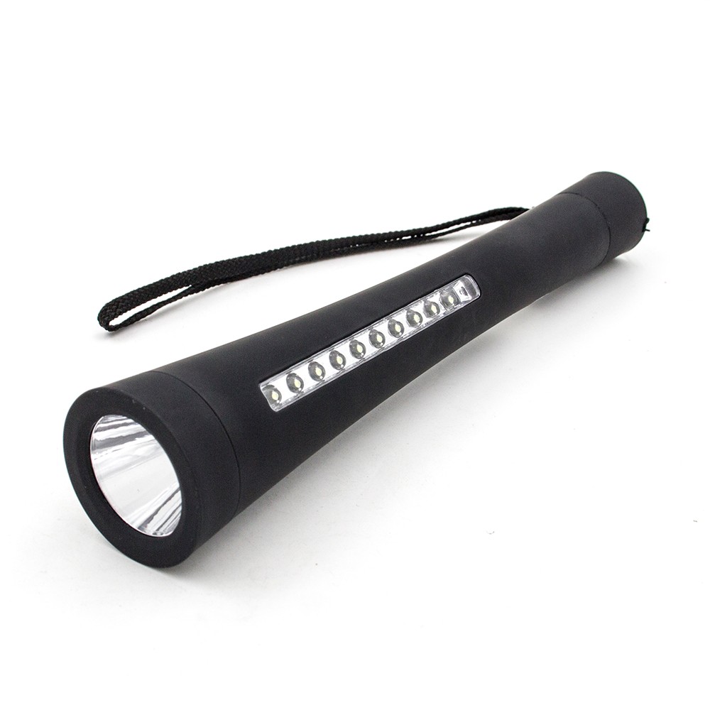 10+1LED Portable Flashlight Torch Strong Magnetic Base Work Light