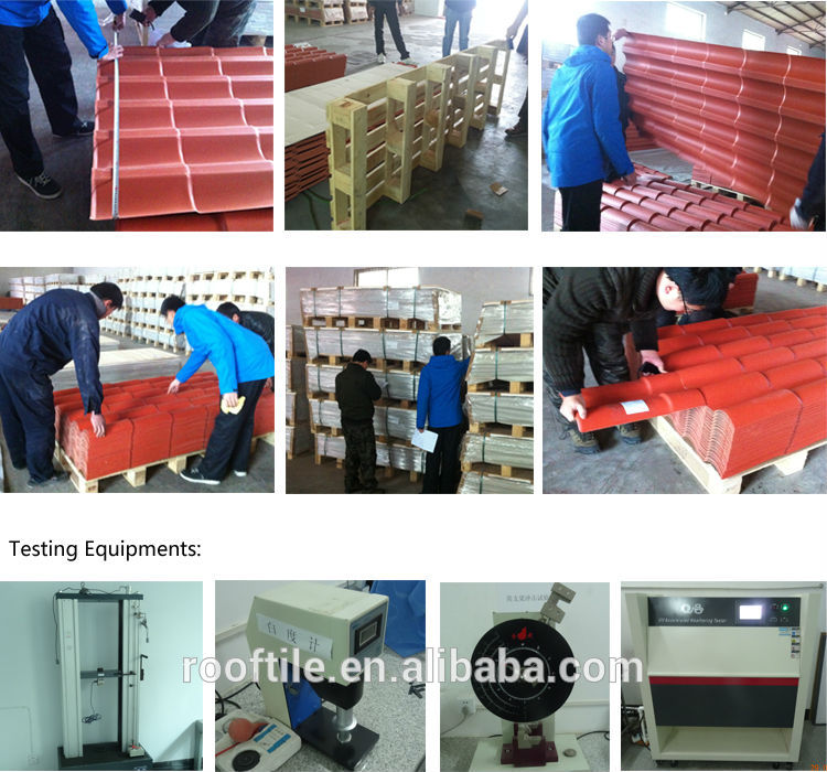 ASA synthetic resin tile roofing