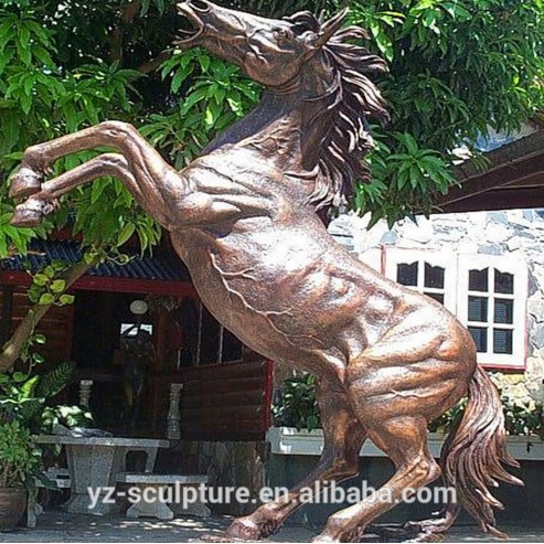 Outdoor life Size Bronze Horse Sculpture for sale