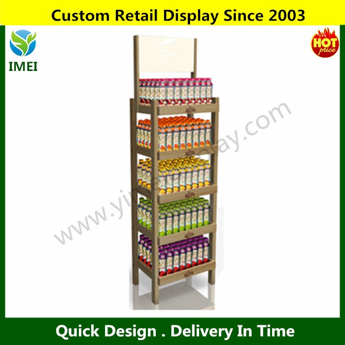 Wood Display for Beer or Beverages YM6-992