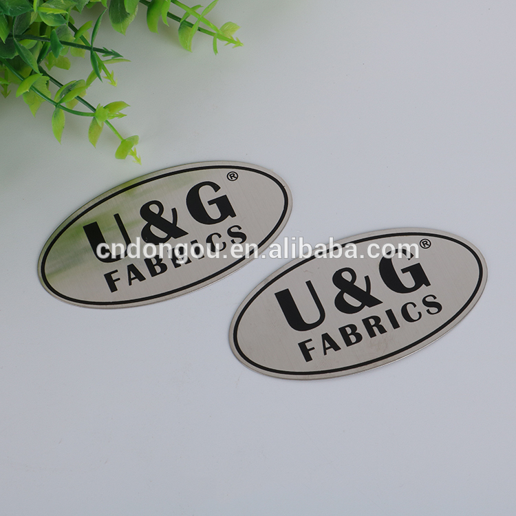 factory custom made print logo  metal tags