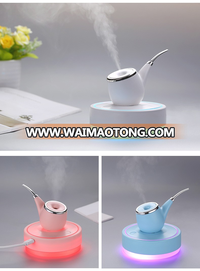 110ml Pipe Humidifier Creative Strange Ultrasonic Aromatherapy Machine Car Home Office Mini Air Usb Freshener